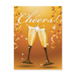 new year cheers postcards