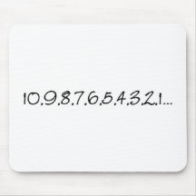 New Year Countdown Mouse Mats
