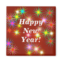 New Year Flash Magnet