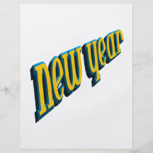 New Year Flyer Design