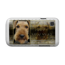 New Year - Golden Elegance - Airedale