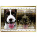 New Year - Golden Elegance - Springer Spaniel photo sculptures