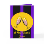 New Year"s Toast Greeting Card