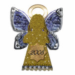 new year's angel photo sculptures