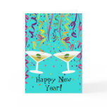 New Year's Confetti Greeting Cards