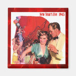 New Years Eve 1945 Vintage Magnet