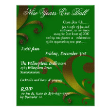 New Years Eve Ball Invitation