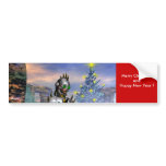 NEW YEAR'S EVE OF A CYBORG bumper stickers