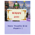NEW YEAR'S EVE OF A CYBORG flyers