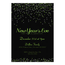 New Year's Eve Party Celebration Invitation
