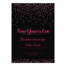 New Year's Eve Party Celebration Invitation
