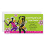New Year's Eve Party Photo Card Dancing Lime