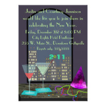 New Year's Eve Window Invitation