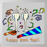 New Year's Noise Makers Poster