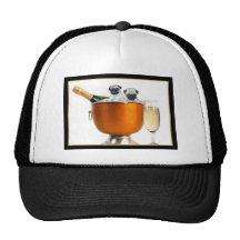 New Years pugs Trucker Hats