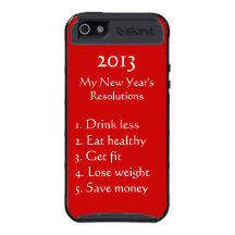 New Year's Resolution List Red 2013