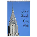 new york 2011 15 month single page calendar