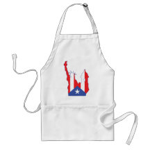 new york and puerto symbol merged apron