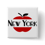 New York Art Deco With 2-Colour Apple, Sliced buttons