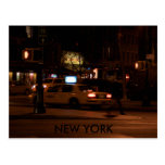NEW YORK at night Post Card