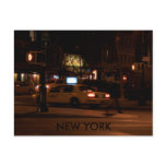 NEW YORK at night postcards