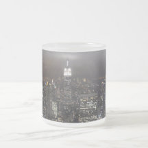 New York Beer Mug Cityscape New York Night Mugs