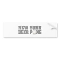 New York Beer Pong Bumper Stickers