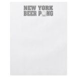 New York Beer Pong Custom Flyer