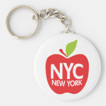 New York Big Apple Key Chains