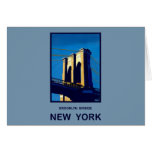 New York Brooklyn Bridge Greeting Cards