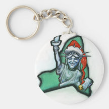 New York Christmas Key Chains