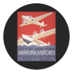 New York City airports stickers