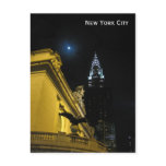 New York City at Night Post Card