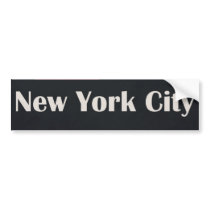New York City Bumper Sticker