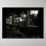 New York City - Cafe Reggio - Greenwich Village posters