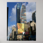 New York City Colourful Architecture Poster posters
