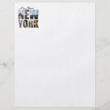 New York City Graphical Tourism Montage Flyer