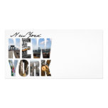 New York City Graphical Tourism Montage photo cards