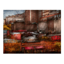 New York - City - Greenwich Village - Abstract cit Post Cards
