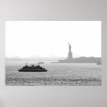 New York City Harbor - Statue of Liberty Print
