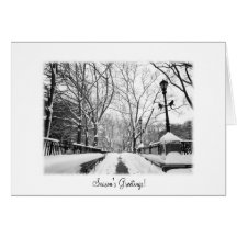 New York City Holiday Card - Lower East Side Snow