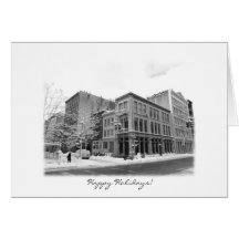 New York City Holiday Card - Soho in the Snow