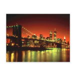 New York City  Lights postcards