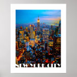 New York City Lights Poster