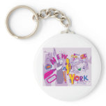 New York City NYC ~ Famous Tourist Sights keychains