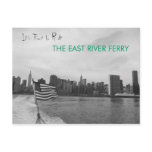New York City - Ride the East River Ferry Post Card