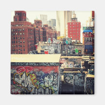 New York City Rooftops Covered in Graffiti Magnets