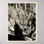 New York City shadow Poster