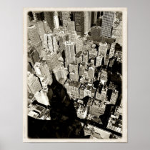 New York City shadow Poster