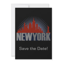New York City Skyline Personalised Invitation